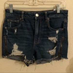 High waisted shorts